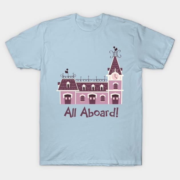 All Aboard! T-Shirt by Lunamis